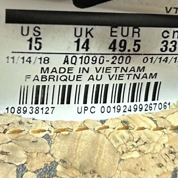 Nike React Element 87 AQ1090-200 Mens Size 15 Gray Athletic Running Shoes Used - Picture 12 of 12